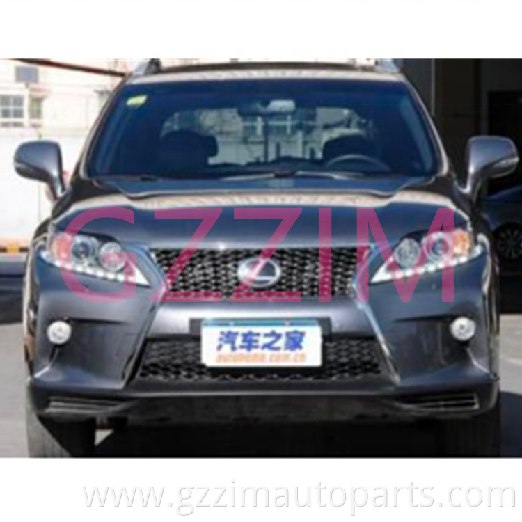 Auto Parts Old To New Front Body kit For Lexus RX 2009 to 2013 SPORT STYLE